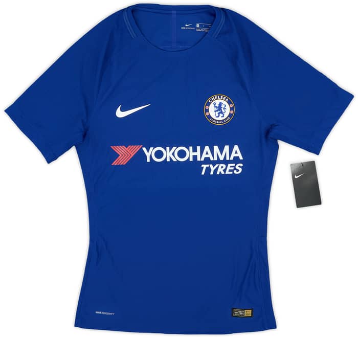 2017-18 Chelsea Player Issue Signed Home Shirt Kante #7