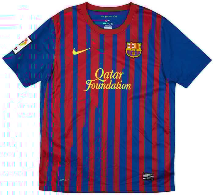2011-12 Barcelona Home Shirt - 9/10 - (L.Boys)