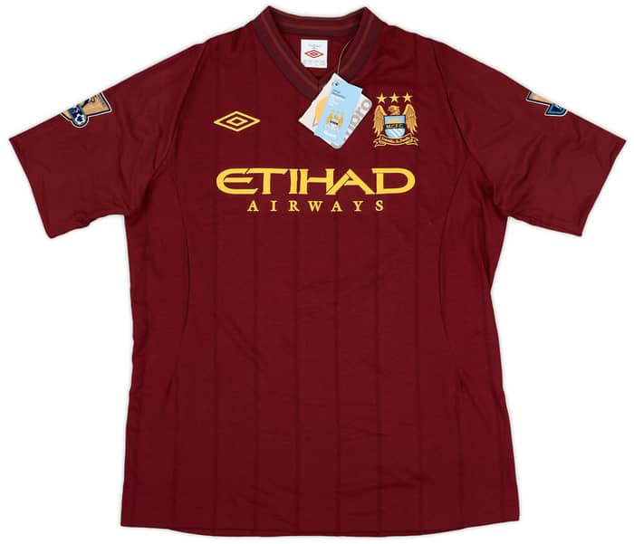2012-13 Manchester City Away Shirt Kompany #4 (XL)