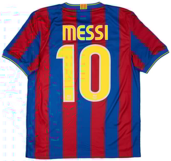 2009-10 Barcelona Home Shirt Messi #10 - 7/10 - (S)