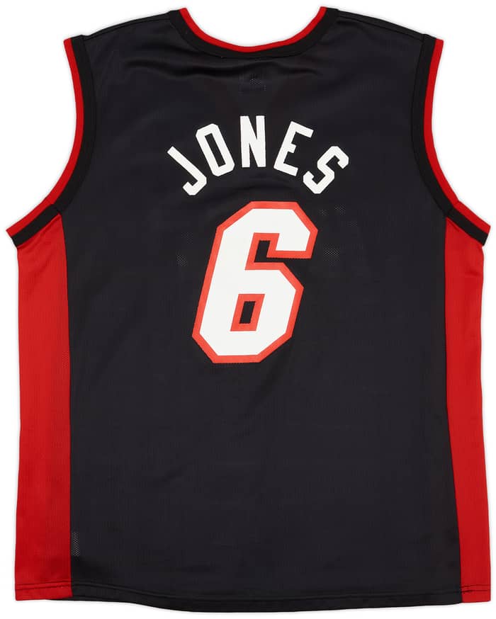 2000-02 Miami Heat Jones #6 Champion Away Jersey - 7/10 - (M)