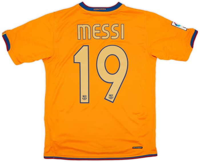 2006-08 Barcelona Away Shirt Messi #19 - 5/10 - (S)