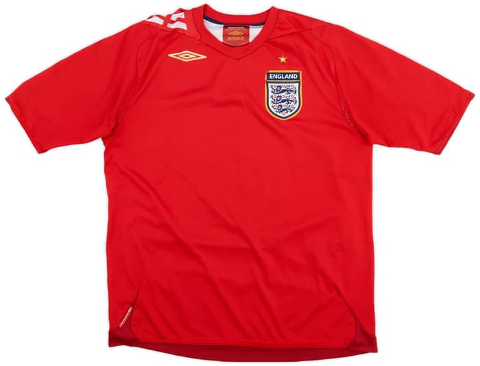 2006-08 England Away Shirt Gerrard #4 - 4/10 - (L)