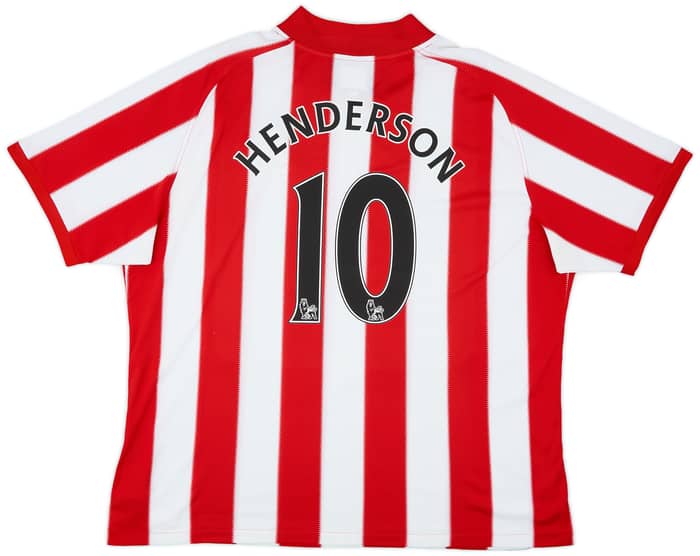 2010-11 Sunderland Home Shirt Henderson #10 - 5/10 - (XXL)