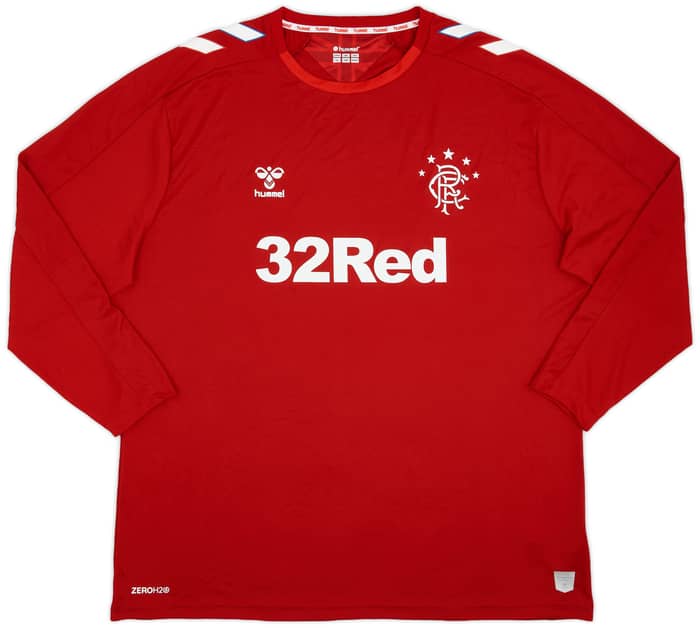 2019-20 Rangers Third L/S Shirt - 9/10 - (4XL)