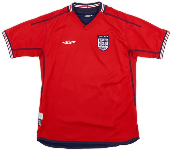 2002-04 England Away Shirt - 8/10 - (M.Boys)