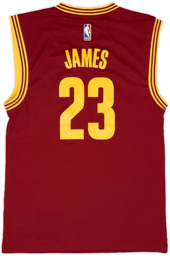 2014-17 Cleveland Cavaliers James #23 adidas Away Jersey - 9/10 - (XS)
