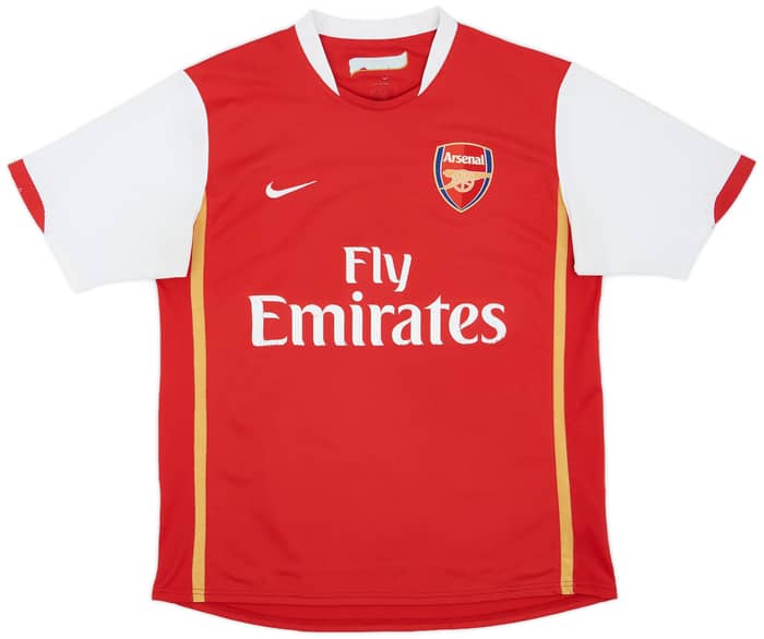 2006-08 Arsenal Home Shirt Fabregas #4 - 6/10 - (M)