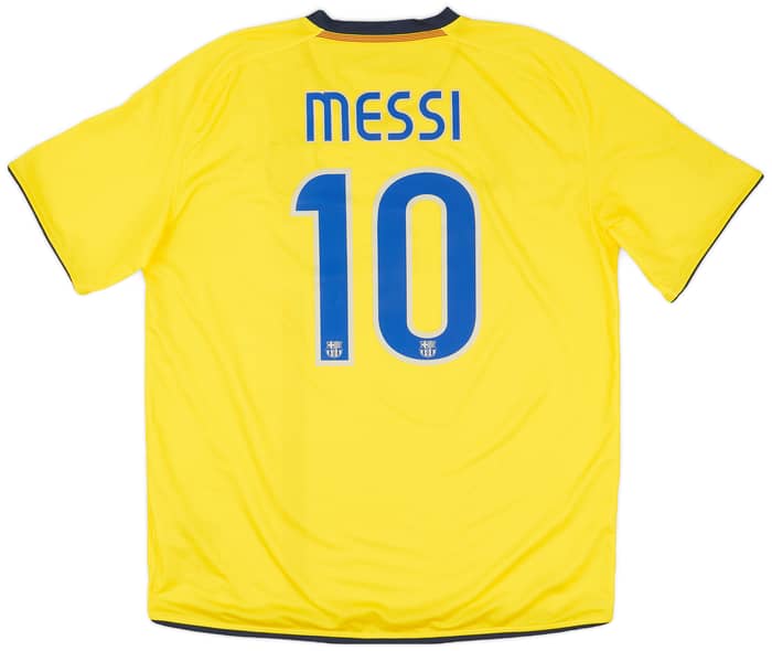 2008-10 Barcelona Away Shirt Messi #10 - 7/10 - (XL)