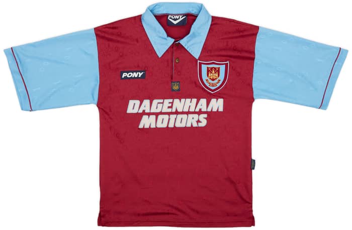 1995-97 West Ham Centenary Home Shirt Lampard #26 - 8/10 - (S)
