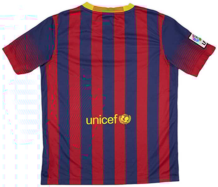 2013-14 Barcelona Home Shirt - 7/10 - (XL.Boys)