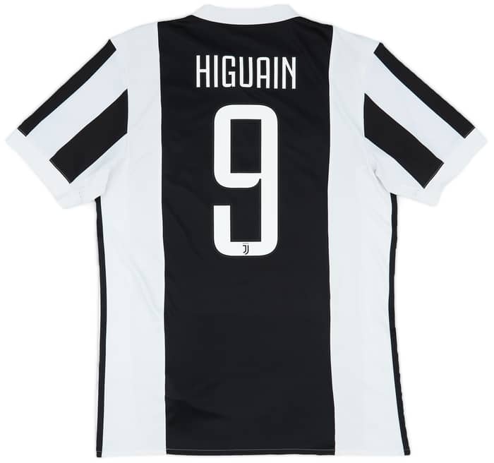 2017-18 Juventus Home Shirt Higauin #9 - 6/10 - (M)