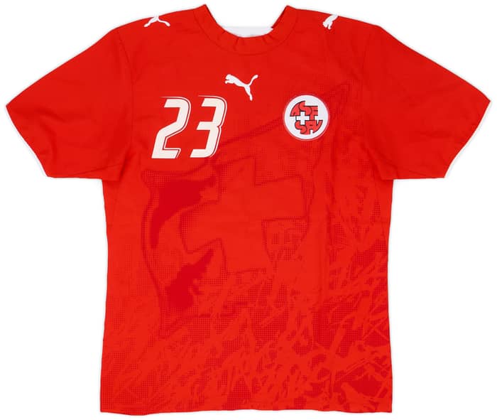 2000-01 Switzerland Home Shirt Philipp Degen #23 - 9/10 - (S)