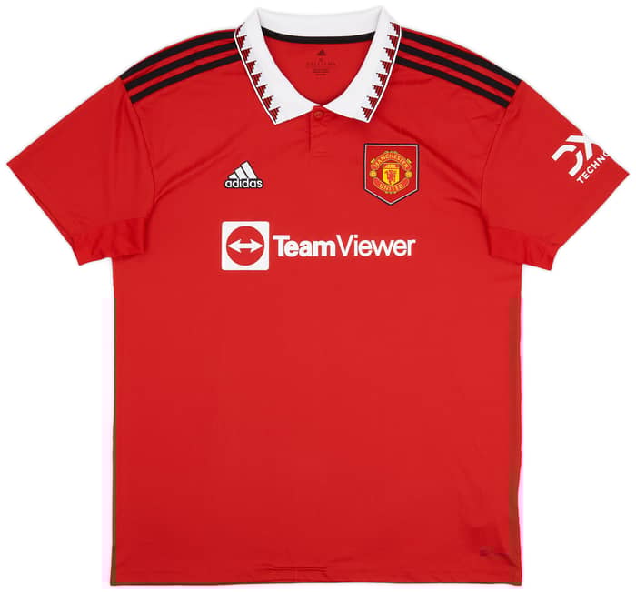 2022-23 Manchester United Home Shirt Ronaldo #7 - 8/10 - (XL)