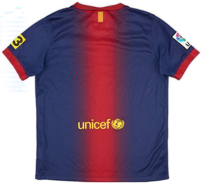 2012-13 Barcelona Home Shirt - 9/10 - (L.Boys)