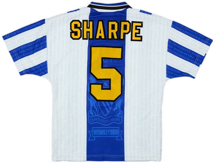 1994-96 Manchester United Third Shirt Sharpe #5 - 9/10 - (L.Boys)