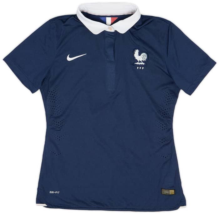 2014-15 France Player Issue Home Shirt #5 - 9/10 - (M)