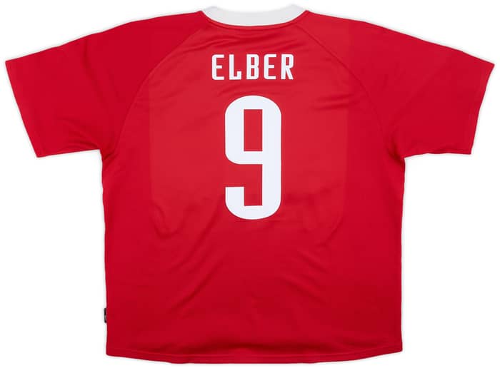 2001-02 Bayern Munich CL Shirt Elber #9 - 5/10 - (L)