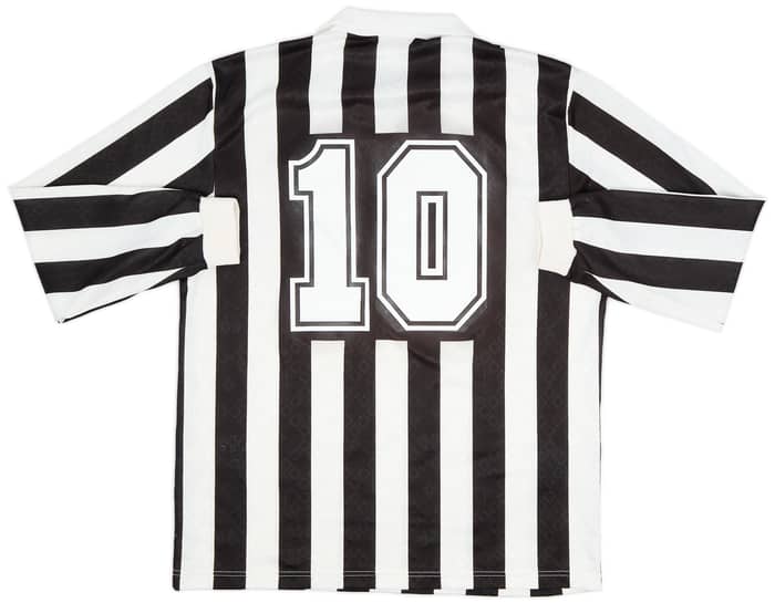 1989-90 Juventus Home L/S Shirt #10 - 8/10 - (L)