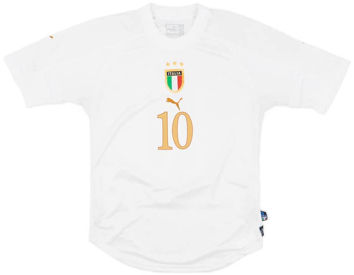 2004-06 Italy Away Shirt Totti #10 - 8/10 - (S)