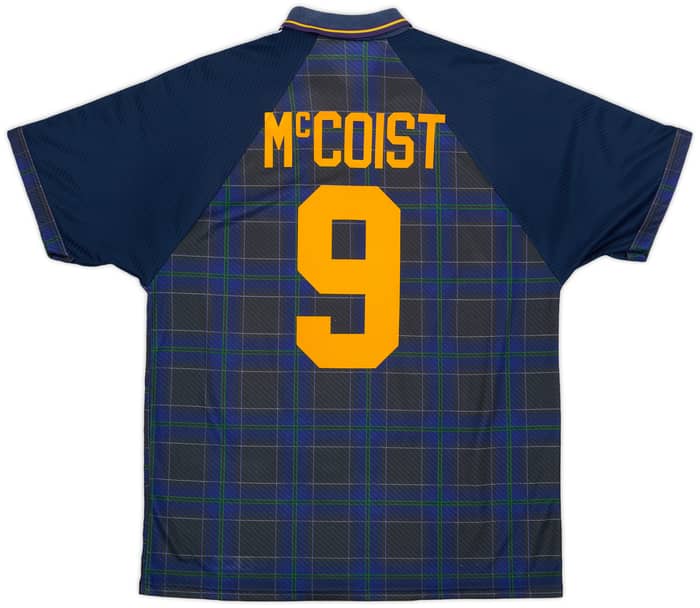 1994-96 Scotland Home Shirt McCoist #9 - 8/10 - (XL)