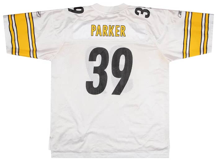 2007 Pittsburgh Steelers Parker #39 Reebok On Field Jersey (Away) XL