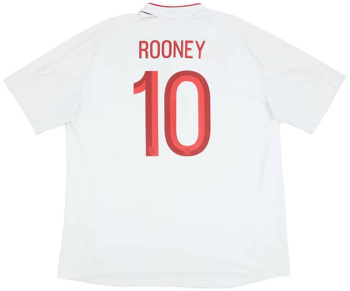 2012-13 England Home Shirt Rooney #10 - 7/10 - (3XL)