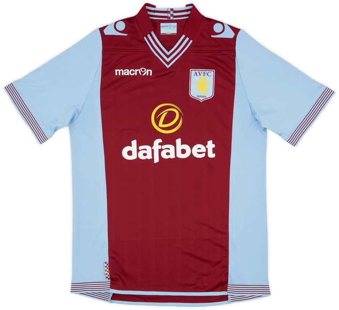 2013-14 Aston Villa Home Shirt Grealish #40 - 9/10 - (M)