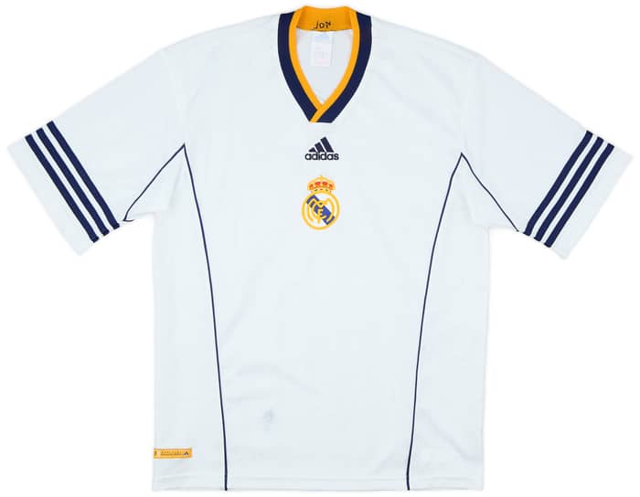1999-00 Real Madrid adidas Training Shirt - 6/10 - (S)