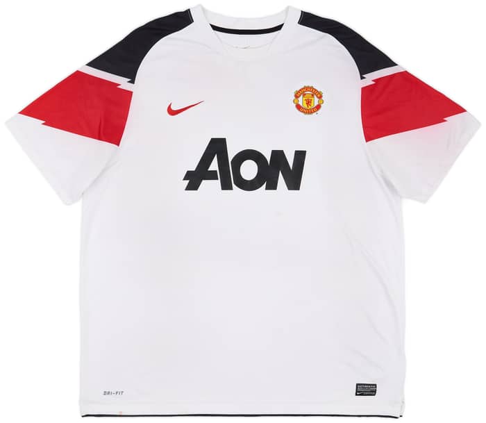 2010-12 Manchester United Away Shirt Evra #3 - 6/10 - (XL)