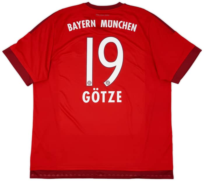 2015-16 Bayern Munich Home Shirt Gotze #19 - 8/10 - (XXL)