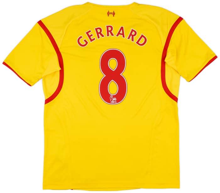 2014-15 Liverpool Away Shirt Gerrard #8 - 6/10 - (L)
