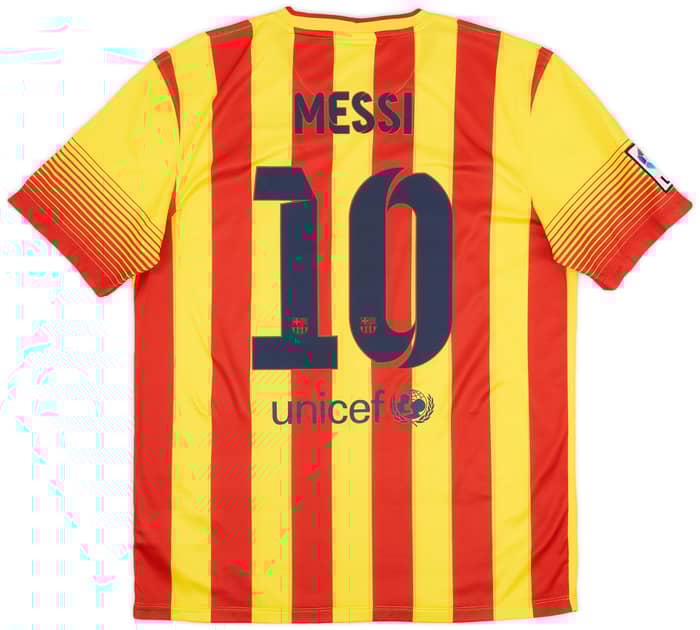 2013-15 Barcelona Away Shirt Messi #10 - 9/10 - (L)