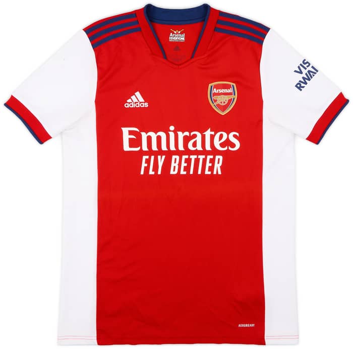 2021-22 Arsenal Home Shirt Saka #7 - 8/10 - (L)