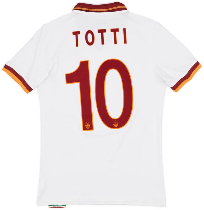 2013-14 Roma Away Shirt Totti #10 - 8/10 - (S)