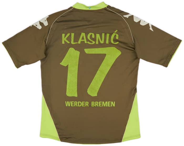2007-08 Werder Bremen Away Shirt Klasnic #17 - 6/10 - (L)