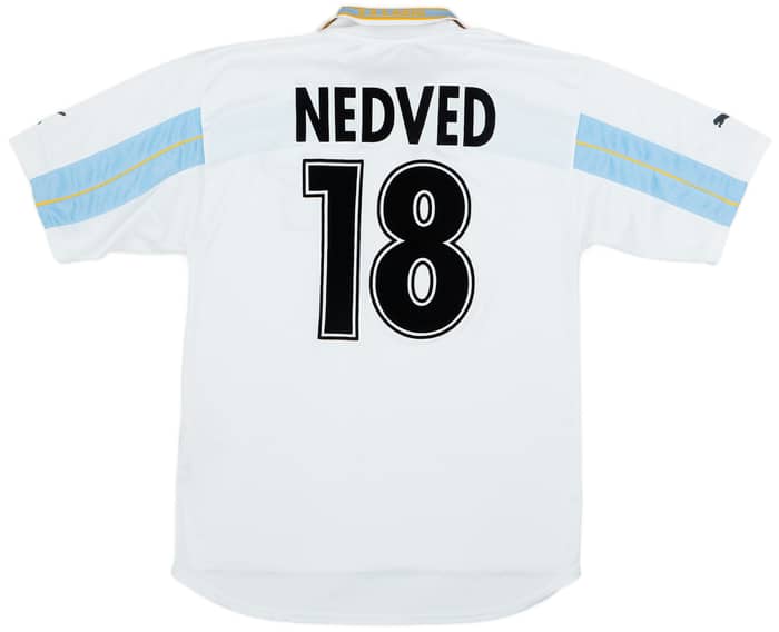 1999-00 Lazio Centenary Home Shirt Nedved #18 - 6/10 - (L)
