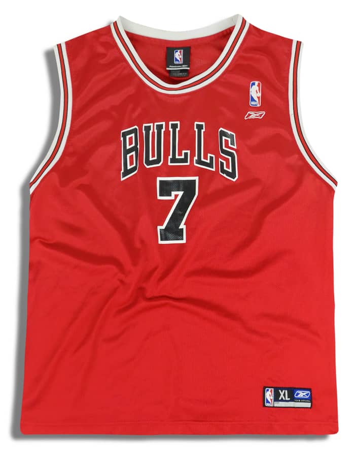 2004-06 Chicago Bulls Gordon #7 Reebok Jersey (Away) Y