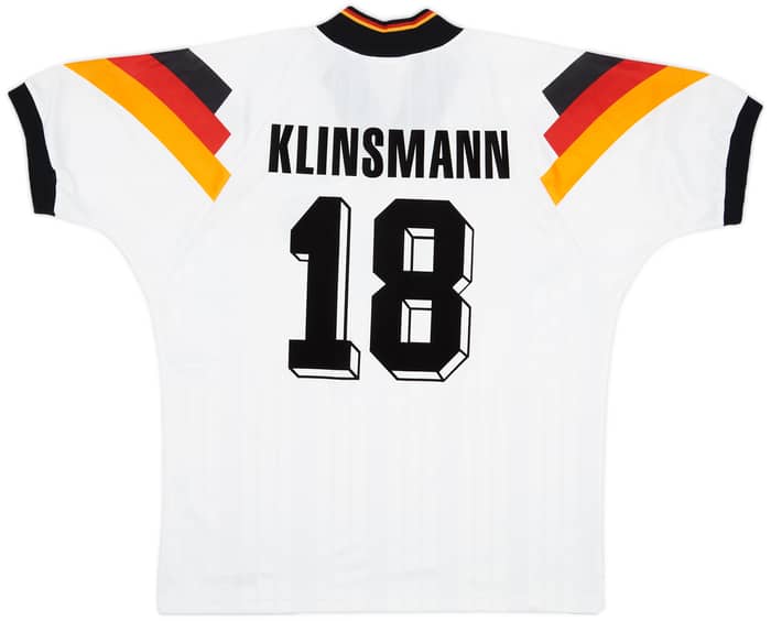 1992-94 Germany Home Shirt Klinsmann #18 - 8/10 - (XXL)