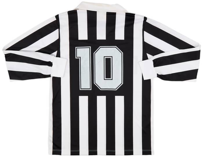 1992-94 Juventus Basic Home L/S Shirt #10 - 8/10 - (L)