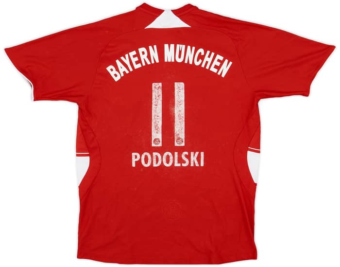 2008-09 Bayern Munich Home Shirt Podolski #11 - 5/10 - (L.Boys)