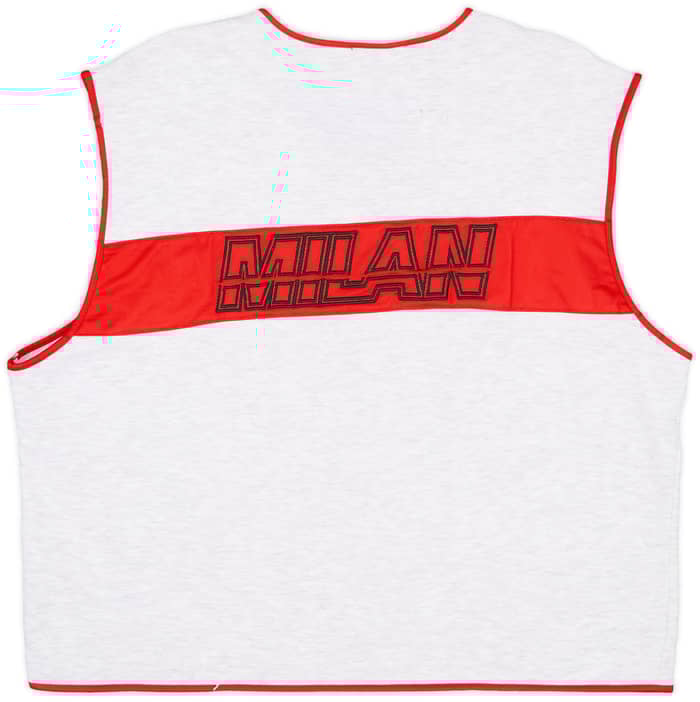 1997-98 AC Milan Lotto Cotton Gilet - 8/10 - (L)