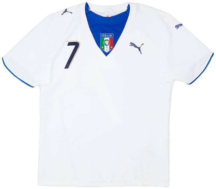 2006 Italy Away Shirt Del Piero #7 - 6/10 - (M)