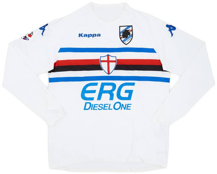 2006-07 Sampdoria Match Issue Away Shirt Foti #88