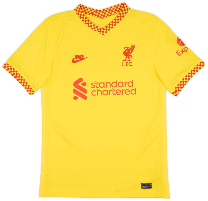 2021-22 Liverpool Third Shirt Virgil #4 - 8/10 - (S)