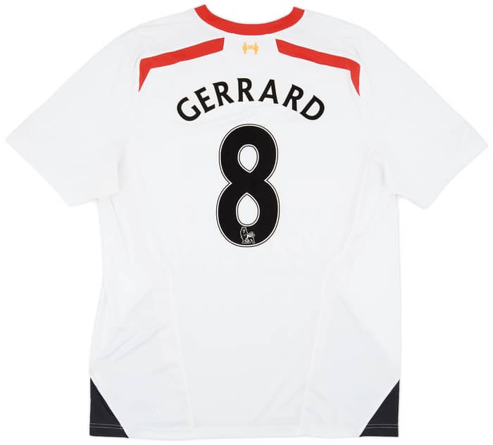 2013-14 Liverpool Away Shirt Gerrard #8 - 6/10 - (3XL)