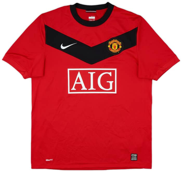 2009-10 Manchester United Home Shirt Owen #7 - 8/10 - (M)