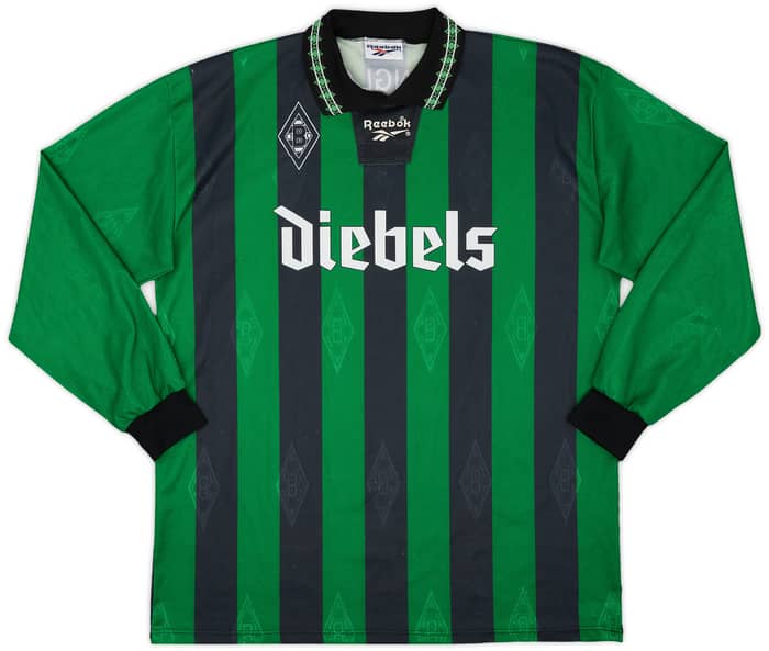 1995-96 Borussia Monchengladbach Away L/S Shirt - 6/10 - (XXL)