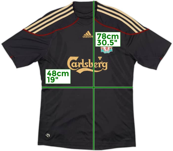 2009-10 Liverpool Away Shirt Gerrard #8 - 5/10 - (L)