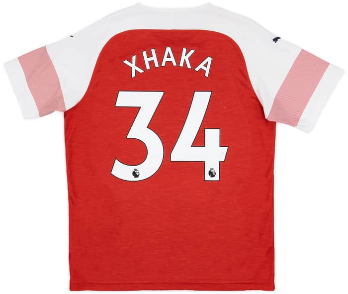 2018-19 Arsenal Home Shirt Xhaka #34 - 6/10 - (L)